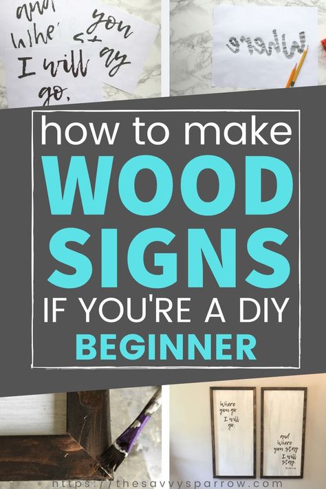 Farmhouse Wood Signs, Diy Hanging Shelves, Wood Projects For Beginners, Farmhouse Wood Sign, Wine Bottle Diy Crafts, Easy Wood, Mason Jar Crafts Diy, Floating Shelves Diy, Wine Bottle Diy