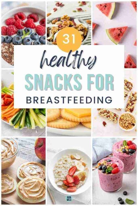 Healthy Breastfeeding Snacks: 31 Best Snacks For Nursing Moms - Ironwild Fitness Snacks For Breastfeeding Moms, Snacks For Breastfeeding, Breastfeeding Snacks, Breastfeeding Foods, Lactation Recipes, Breastfeeding Diet, Sport Nutrition, Pumping Moms, Power Foods