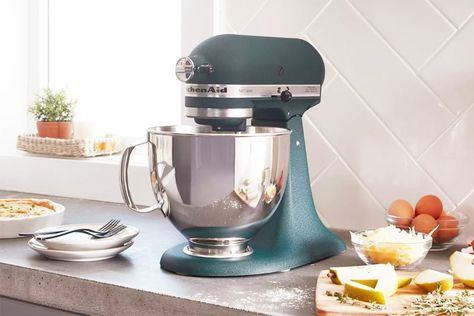 This Joanna Gaines Stand Mixer by KitchenAid Is Beautiful—and It’s on Sale Kitchenaid Artisan Mixer, Kitchenaid Artisan Stand Mixer, Kitchen Aid Appliances, White Bread Recipe, Kitchenaid Artisan, Kitchenaid Stand Mixer, Head Stand, Baking Accessories, Bread Machine