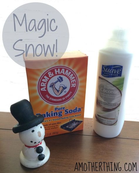 Noah Activities, Snow Dough, Snow Recipe, Steam Kids, How To Make Magic, Baking Soda For Hair, Magic Snow, Diy Shampoo, Baking Soda Shampoo