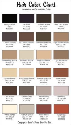 RGB and Hex Codes for different skin and hair tones | Art: General ... Corel Draw Design, Rgb Color Codes, Sims 3 Mods, Hex Color Palette, Hair Color Chart, Pixel Drawing, Brown Color Palette, Skin Color Palette, Hex Codes