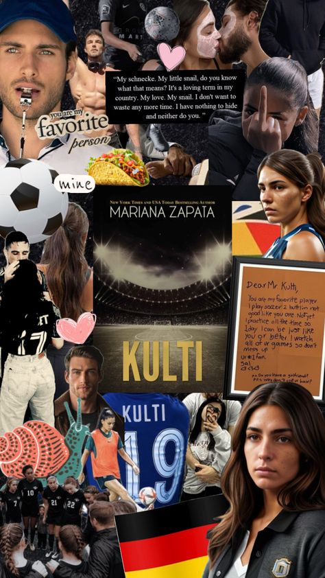 Kulti by Mariana Zapata Kulti Mariana Zapata, Sports Romance, Unread Books, Romantic Books, Wattpad Books, Play Soccer, Book Suggestions, World Of Books, Fan Book