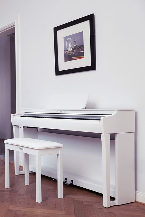 Yamaha Clavinova, Piano Living Rooms, Piano Stand, Piano Desk, House Main Door, Piano Decor, House Main Door Design, Main Door Design, Digital Piano