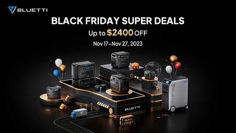 SPONSORED NEWS – Black Friday 2023 is fast approaching, and BLUETTI, a trailblazer in the portable power industry, is ready for the most thrilling promotion of the year, with astonishing discounts of up to $2400, starting November 17. From portable power solutions to expandable battery packs, BLUETTI’s Black Friday deals are set to power up … BLUETTI launches its Black Friday sale and a new power station Read More Black November Sale Poster, Banner Black Friday Design, Black Friday Sale Banner Design, Black Friday Promotion Design, Black Friday Poster, New Year Deals, Amazon Black Friday, Black Friday Banner, Black Friday Design