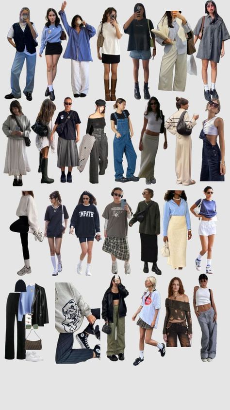 Copenhagen Street Style Summer 2024, Summer City Outfits Street Style, Summer Outfits 2024 Street Style, Uni Outfit Ideas, Fit Check Aesthetic, Cute All Black Outfits, Normcore Outfits, Stylish Outfits Casual, Capsule Wardrobe Casual