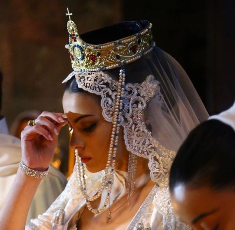 Jeweled Tiara  / Armenian Wedding Armenian Wedding, Armenian Culture, Orthodox Wedding, Another Man, Glamour Fashion, Armenia, Future Wedding, Headpiece, Tiara