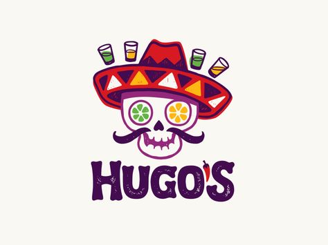 Logo concept for a Mexican restaurant & bar. Re-uploading it due to major changes. Mexican Logo Design, Burrito Logo, Mexican Logo, Mexican Restaurant Design, Restaurant Design Inspiration, Best Mexican Restaurants, Inspiration Logo Design, Restaurant Names, Logo Design Process