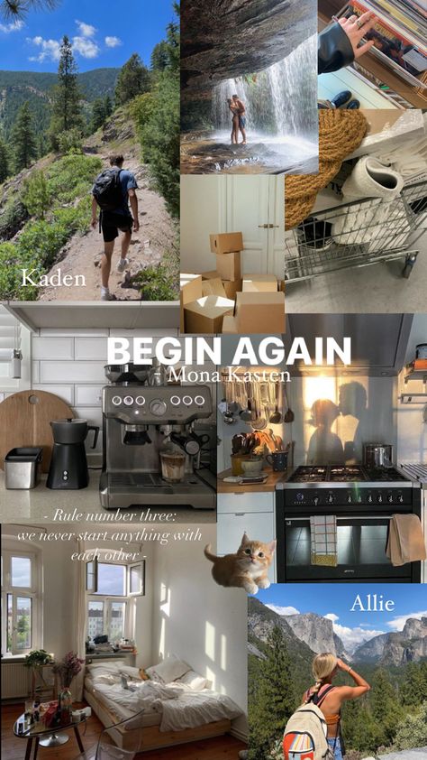 Begin Again Mona Kasten Aesthetic, Lonely Heart Mona Kasten Fanart, Begin Again Book, Begin Again Mona Kasten, Booktok Quotes, German Books, Trusting Again, Reading Motivation, Couples Book