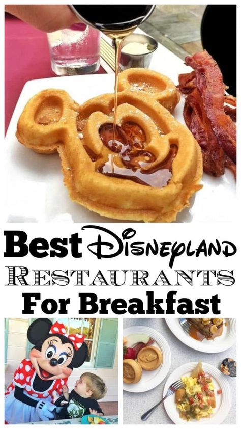 Best Disneyland Restaurants For Breakfast! - Disney Hungry Disneyland Breakfast, Best Disneyland Restaurants, Disneyland Character Dining, Disney Princess Breakfast, Best Disneyland Food, Disneyland Restaurants, Disney Magical, Disneyland Family, Disneyland Secrets