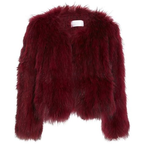 Saks Potts Carol racoon fur jacket ($920) ❤ liked on Polyvore featuring outerwear, jackets, coats, coats & jackets, fur, bordeaux, red fur jacket, fur jacket, long sleeve jacket and red jacket Red Fur Jacket, Saks Potts, Red Fur, Light Weight Jacket, Army Jacket, Long Sleeve Jacket, Racoon, Long Sleeves Jacket, Shearling Jacket