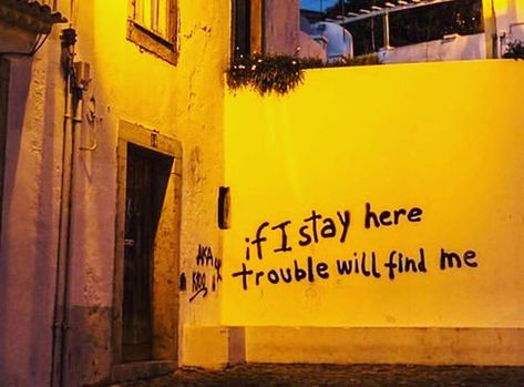 Quotes Yellow, Aesthetic Graffiti, Yellow Aesthetics, Apollo Aesthetic, Yellow Emoji, Street Installation, Vampire Stories, John Constantine, Hollywood Undead