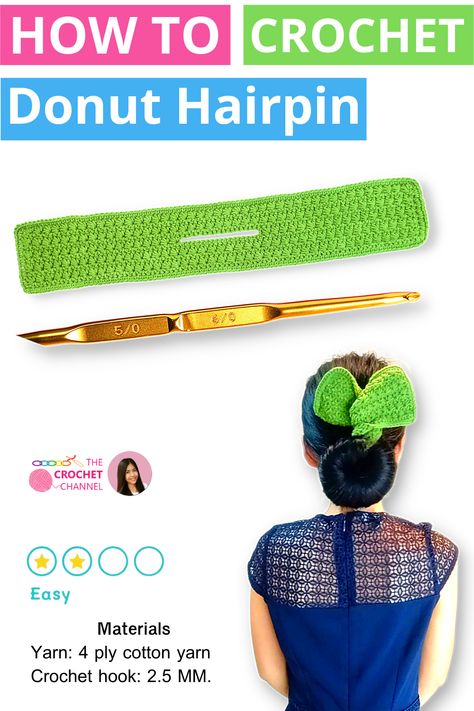 Diy Bun Maker For Hair, Crochet Hair Bun Maker, Hair Twist Bun, Crochet Parrot, Hair Bun Maker, Bun Wrap, Diy Donuts, Wire Tutorials, Wire Headband