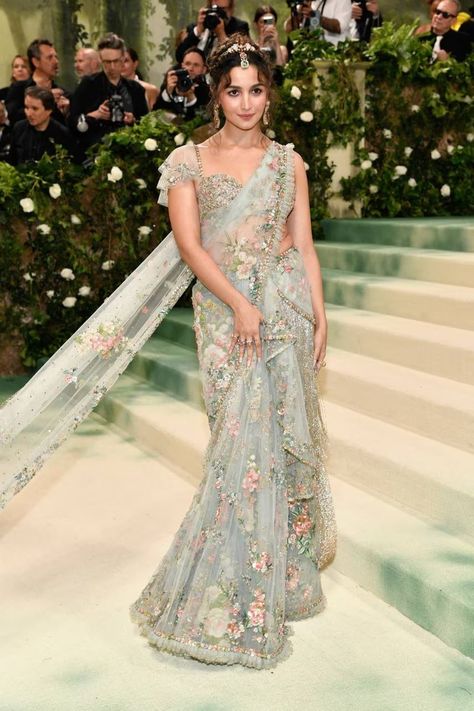 Sleeping beauties & Garden of time: Met Gala 2024 looks that stood out, met gala 2024, theme, garden of time, alia bhatt, celeb fashion, looks Alia Bhatt Met Gala, Fairytale Reception, Travel Magazine Design, Alia Bhatt Saree, French Clothes, Elegant Fits, Official Dress, Aliya Bhatt, Fabric Illustration