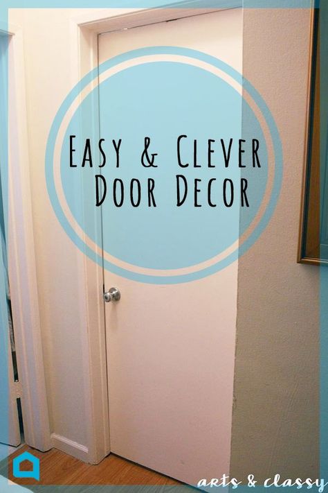 This is the coolest thing you'll see all day! Diy Door Makeover, Diy Door Decor, Elegant House, House Styling, Rental Decorating, Diy Home Decor On A Budget, Door Makeover, Diy Home Decor Easy, Decor Guide