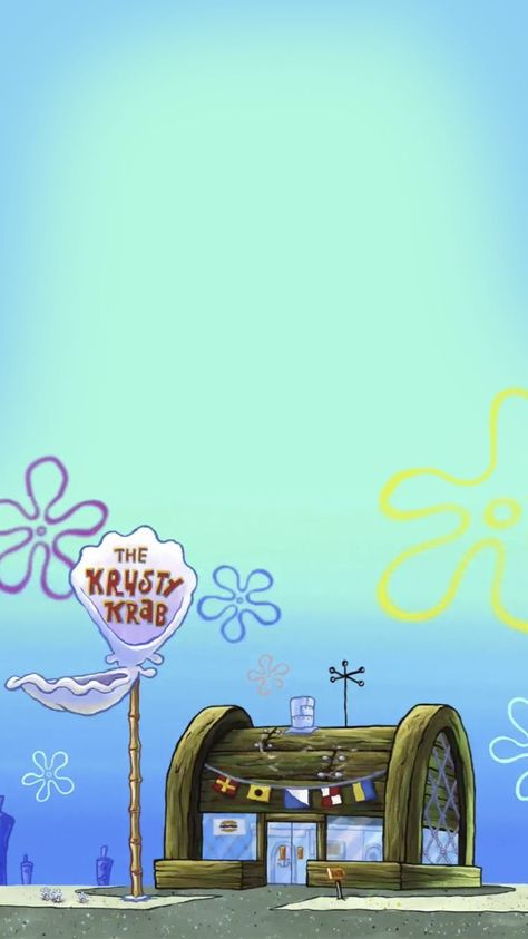 The Krusty Krab, Krusty Krab, Spongebob Wallpaper, Cartoon Wallpaper Iphone, Cute Disney Wallpaper, Tumblr Wallpaper, Iphone Background Wallpaper, Cute Wallpaper Backgrounds, A Cartoon