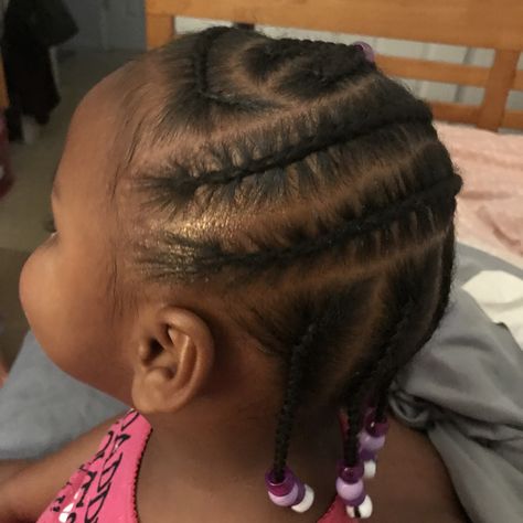 Infant Braids Hairstyles Black, 4c Toddler Hairstyles Short, Black Toddler Hairstyles Girl Short, Toddler Braided Hairstyles Short Hair, Black Baby Girl Hairstyles Short Hair, Simple Toddler Braid Styles, Baby Braid Hairstyles, African American Toddler Hairstyles, Toddler Cornrow Styles