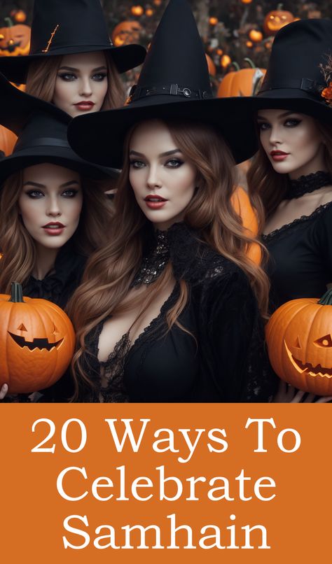 20 Ways to Celebrate Samhain Samhain Deities, Celebrate Samhain, Sacred Energy, Witch Tips, Celtic Traditions, Samhain Halloween, Ancient Wisdom, Samhain, Witch