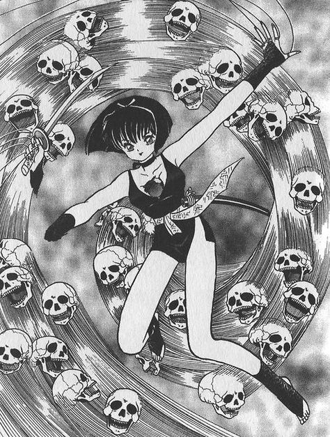 Yura of the Hair Inuyasha, Anime Character, Tumblr, Hair, Anime, White, Black, Art