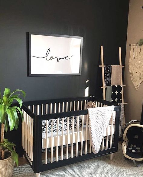 🌴nothing but love for this room 🖤 • #babyletto Lolly crib • ��� Baby Boy Nursery Room Ideas, Babyletto Lolly, Black And White Nursery, Baby Sleep Problems, White Nursery, Nursery Baby Room, Baby Bedroom, Baby's Room, Nursery Inspiration