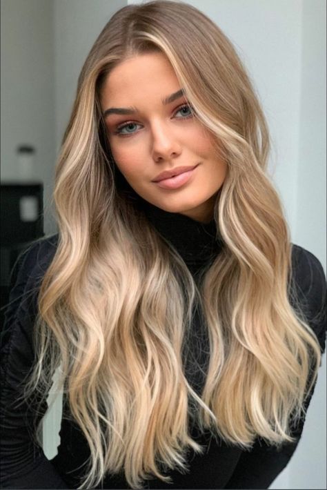 Ash Blonde Hair Balayage, Winter Blonde Hair, Fall Blonde Hair Color, Warm Blonde Hair, Winter Blonde, Fall Blonde Hair, Dark Blonde Hair Color, Balayage Blonde, Honey Blonde Hair