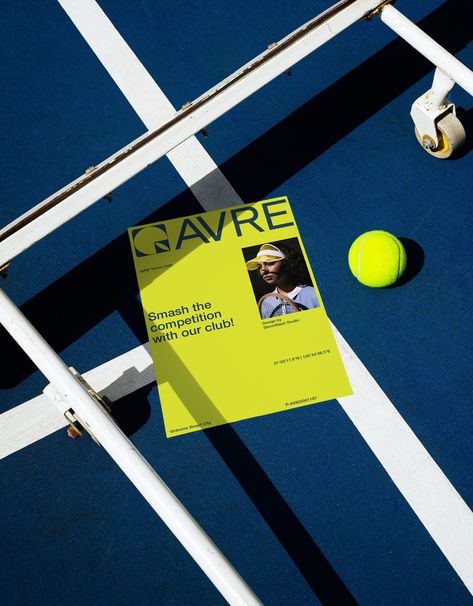 AVRE - Local Tennis Club Brand Identity on Behance Sports Club Branding, Tennis Brand Identity, Social Club Branding, Tennis Club Design, Tennis Club Branding, Tennis Branding, Sports Club, Tennis Design, Tennis Club