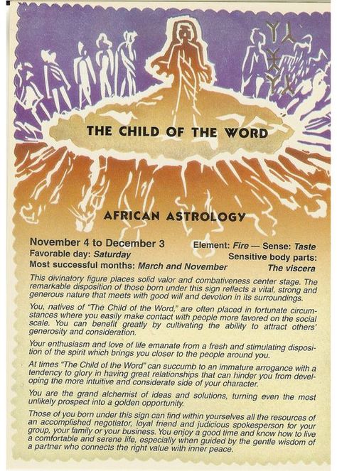 November 4 to December 3 - African Astrology African Astrology, Chinese Numerology, Kemetic Spirituality, African Mythology, African Spirituality, Chinese Astrology, 4 December, Astrology Numerology, African History