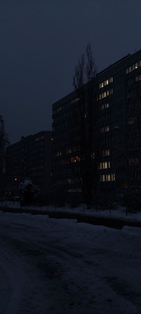 #winter#cold#snow#dark#buildings#easteuropeanaesthetic Winter Aestethic Dark, Cold Dark Wallpaper, Dark Cold Night Aesthetic, Dark Snow Aesthetic Wallpaper, Mahalia Core, Cold Aesthetic Dark, Cold Night Aesthetic, Dark Winter Aesthetic Wallpaper, Winter Wallpaper Dark