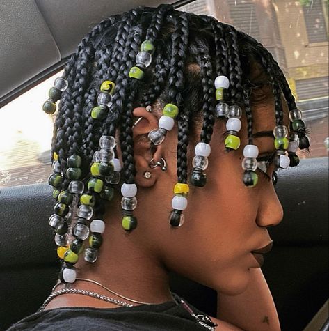 Short Braids, Braids With Beads, Elegant Updo, Creative Hairstyles, Short Natural Hair Styles, Hair Beads, Box Braids Hairstyles, Braids For Short Hair, Twist Hairstyles