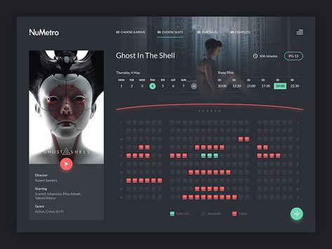 Theatre Website Design, Cinema Website Design, Filmmaker Website Design, Theater Website, Movie Ticket Booking Website Design, Cinema Site, Movie App Ui Design, Movie App, Web Design Examples