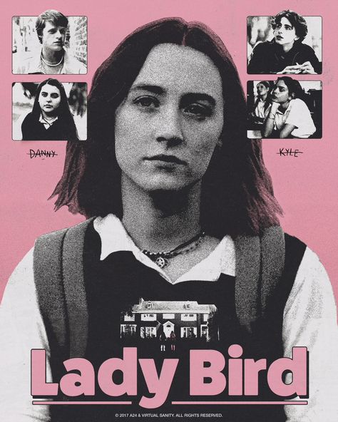 Now And Then Poster, Anyone But You Poster, Lady Bird Movie Poster, Lady Bird Movie, Septième Art, Film Poster Design, Dorm Posters, I Love Cinema, Bird Poster