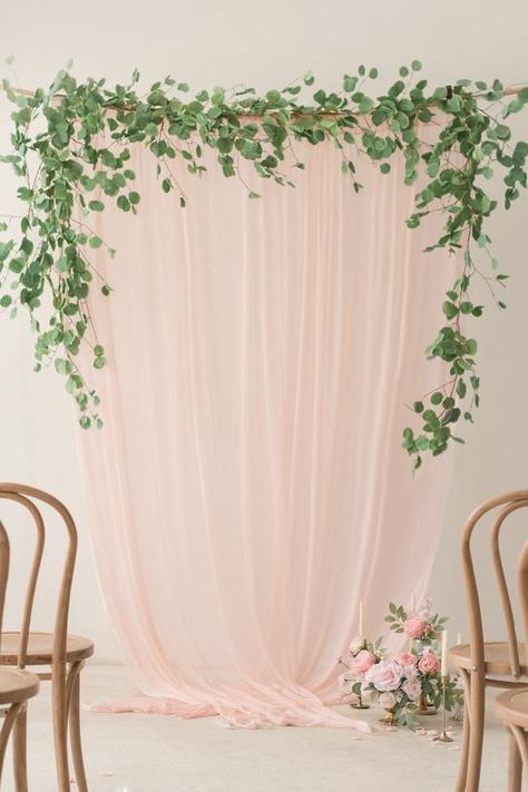 Wedding Backdrop Curtains, Luxury Backdrop, Sheer Backdrop, Handmade Bouquet, Backdrop Curtains, Starry String Lights, Bridal Shower Inspo, Bridal Shower Backdrop, Flowers Real