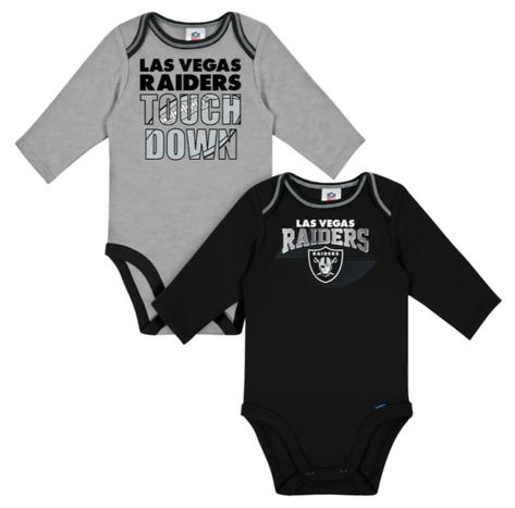 🏈👶 Exciting News Alert! We’re thrilled to announce that we are now officially licensed with NFL Official for baby apparel! 🎉 Deck out your little ones in style with our exclusive NFL collection designed just for them. The kickoff of something special! 🚀 #NFL #BabyApparel #OfficiallyLicensed #NewArrivals #FootballSeason #Averybelle #averybelleapparel #gerber #gerberbaby Trendy Bodysuits, Baby Dress Set, Raiders Logo, The Raiders, Baby Size Chart, Team 2, Las Vegas Raiders, Fashion Now, Baby Pants