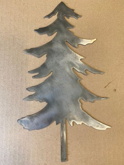 Made of 14 gauge steel.  Can be customized to any size, prices will vary.  Raw steel. Sheet Metal Art Projects Ideas, Christmas Plasma Metal Art, Landscape Silhouette, Sheet Metal Art, Artistic Ideas, Outdoor Privacy, Raw Steel, Metal Projects, Metal Art Projects