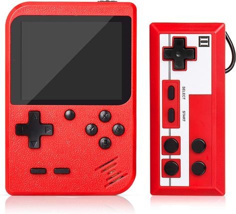 【Built-in 500 Super Classic Games】Built-in 500 retro FC games in one console. Let you play games without repetition every day and bring back your memory of childhood having fun play games Portable Game Console, Handheld Video Games, Retro Games Console, Handheld Game Console, Mini Game, Support Tv, Kids Electronics, Nintendo Game, Mini Games