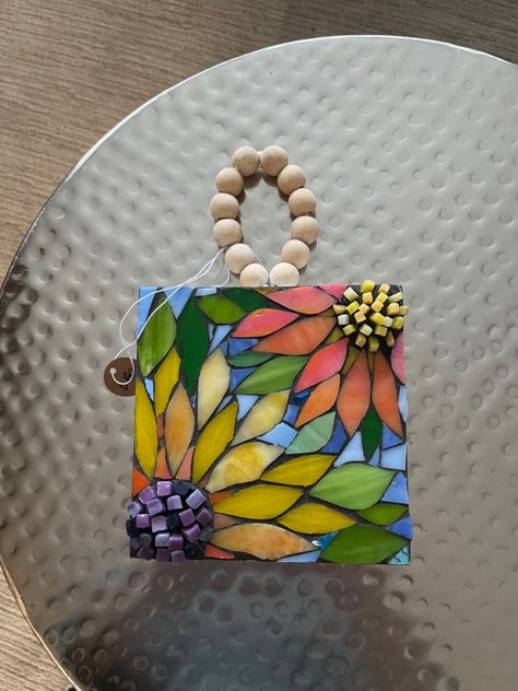 Small Mosaic Ideas, Glass On Glass Mosaic Ideas, Mosaic Coasters Ideas, Small Mosaic Projects, Address Mosaic, Easy Mosaic Projects For Beginners, Mosaic Projects Free Pattern, Mosaic Designs Easy, Mosaic Projects Ideas