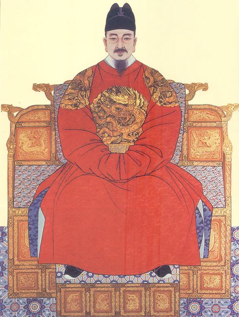 King Sejong of Korea Turandot Opera, Ancient Korea, Korean Writing, Korea Language, Korean Painting, Korean Alphabet, Korean History, Asian History, Traditional Korean