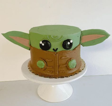 Baby Yoda Cake Design Images (Baby Yoda Birthday Cake Ideas) Yoda Cakes, Yoda Birthday Cake, Baby Yoda Birthday Cake, Baby Yoda Birthday, Baby Yoda Cake Ideas, Yoda Cake Ideas, Grogu Smash Cake, Baby Yoda Birthday Party Ideas, Fondant Yoda