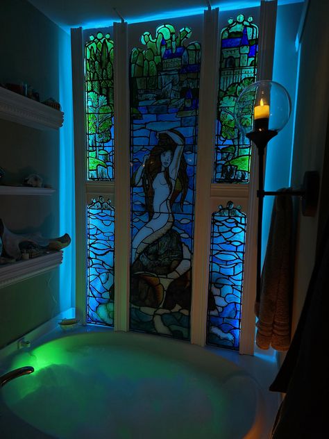 Underwater Themed Bathroom, Aquarium Bathroom, Underwater Bathroom, Bug House, Fairy Witch, Mermaid Bathroom, Underwater Theme, Dream Mansion, Bathroom Themes