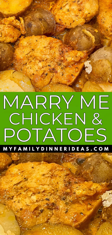 Marry Me Chicken and Potatoes Chicken With Scalloped Potatoes, Chicken And Russet Potatoes Recipes, Chicken Potato Recipes, Chicken And Potatoes Recipes, Different Chicken Recipes, Russet Potato Recipes, Marry Me Chicken Recipe, Chicken Mashed Potatoes, Marry Me Chicken