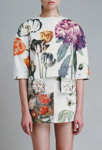 Couture Bags, Print Inspiration, Floral Fashion, Textiles Fashion, Looks Style, Mode Inspiration, Style Outfits, Fashion Details, Look Fashion