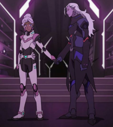 Lotor and Allura  (Lotura) Voltron Allura, Prince Lotor, Princess Allura, Voltron Force, Form Voltron, Voltron Ships, Voltron Klance, Voltron Legendary Defender, Character Development