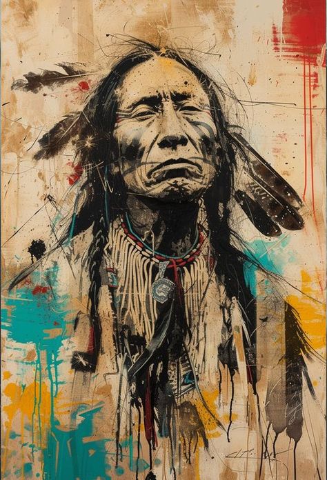 Amazon Natives, Indian Reference, Native Paintings, Abstract Artwork Painting, Native American Tattoo, Native American Tattoos, Native Artwork, Cowboy Pictures, Native American Paintings