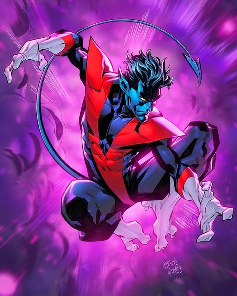 Carlos Gómez🇪🇦 on Instagram: “❌X-Men Legends 12 cover❌ With @aburtov incredible colors! Check out my Patreon for exclusive content (link in bio)…” Marvel Color Palette, Nightcrawler Art, Nightcrawler Marvel, Nightcrawler Comic, Nightcrawler Xmen, Night Crawler, Xmen Art, Cartoon Character Pictures, Marvel Comic Character