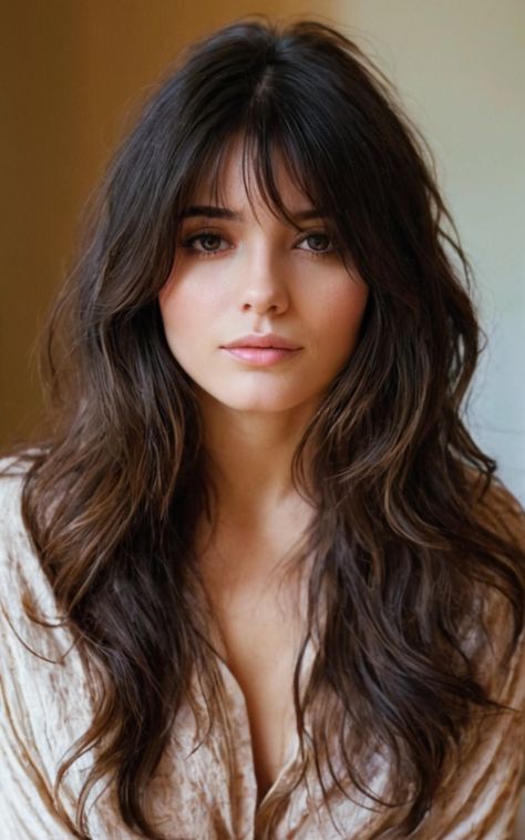 25 Stunning Butterfly Haircut Ideas to Elevate Your Style Butterfly Haircut Long Hair Oval Face, Front Haircut For Long Hair Round Face, Long Hair Butterfly Haircut, Butterfly Cut Bangs, Wavy Butterfly Cut, Wolf Cut Long Vs Butterfly Cut, Butterfly Cut Hair Long, Long Butterfly Haircut, Butterfly Haircut Long Hair