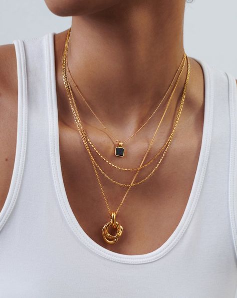 Gold Jewelry | 18K Gold Plated & 18K Solid Gold Vermeil | Missoma Coin Choker, Eyewear Chain, Lucy Williams, Fan Necklace, Malachite Necklace, Leaf Bracelet, Onyx Necklace, Onyx Gemstone, Pearl Pendant Necklace