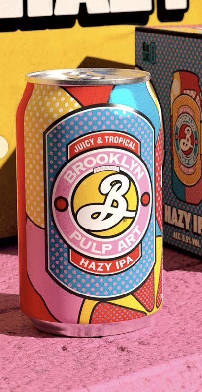 Pop Art Branding, Cool Packaging Design, Cans Design, Beer Branding Design, Thesis Proposal, Beer Branding, Beer Illustration, Retro Packaging, Design Campaign