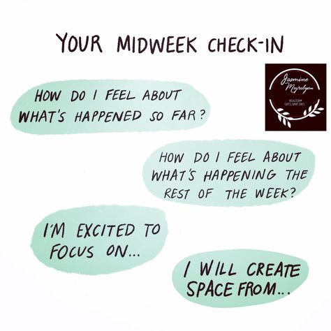 When your weekly goals are specific, they will have clear, measurable success criteria. You will either be successful in completing your goals or you will fall short. That is why it’s imperative to have a mid-week check-in regiment to see where you’re at in terms of meeting your weekly goals. The importance of this business practice allows for you to slow down enough to re-calibrate if necessary and re-fuel so that you’ve got enough steam to take action and crush your goals! #midweekmotivation💯 Mid Week Check In Questions, Mid Week Motivation Wednesday, Start Of The Week Check In, Mid Month Check In, Mid Week Journal Prompts, End Of The Week Check In, Mid Week Check In, Weekly Check In, Wednesday Prompts