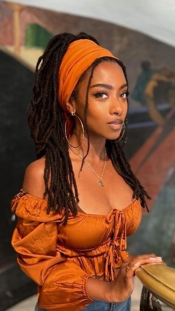 Hair Scarf Styles, Dreadlock Hairstyles, Locs Hairstyles, Braids Hairstyles, Afro Hairstyles, Black Girls Hairstyles, Black Is Beautiful, Scarf Hairstyles, Beautiful Black Women