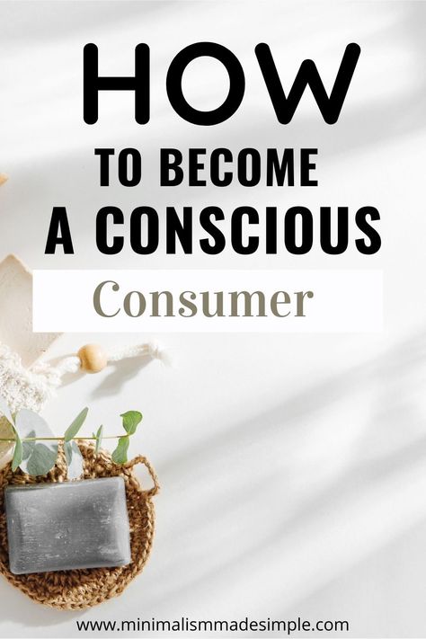 Conscious consumerism is a rising trend among people who want to fight back against spending culture and promote eco-conscious ideas and mindful spending. We're sharing 10 simple ways you can work on becoming a more conscious consumer. Mindful Spending, Mindful Consumption, Anti Consumerism, Financial Savings, Conscious Consumerism, Live Sustainably, Consumer Culture, Counter Culture, Conscious Consumer