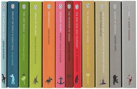 Book Spine Design, Libraries Quotes, Penguin Books Covers, Penguin Book, Best Book Covers, Book Spine, Penguin Classics, Books For Boys, Adventure Book